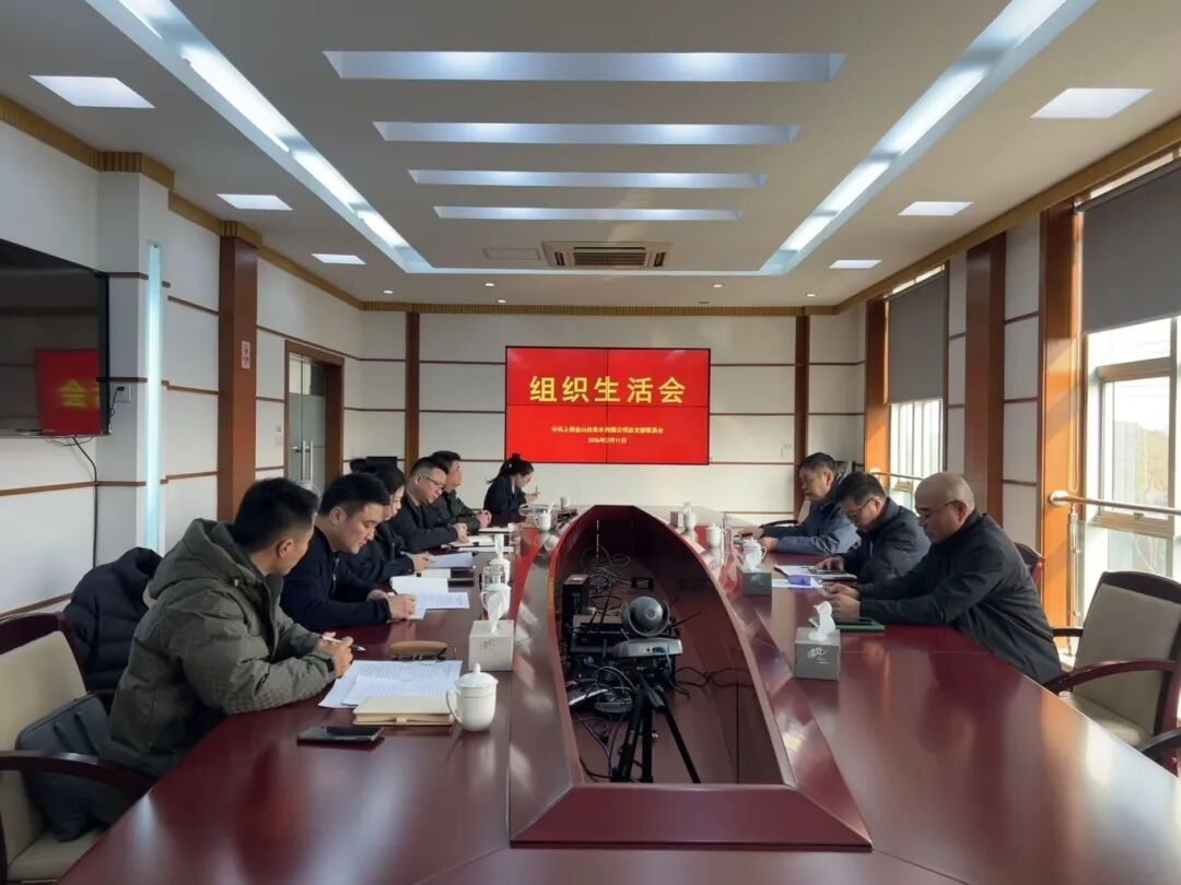 金山自来水公司党总支召开2025年度组织生活会
