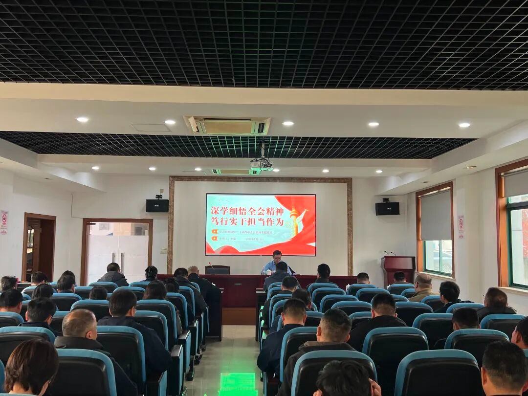 深学细悟全会精神  笃行实干担当作为——学习贯彻党的二十届四中全会精神专题党课